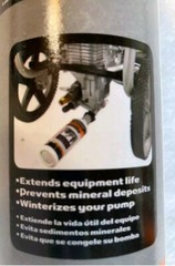 PowerCare AP31093 Gas Electric Pressure Washer Pump Protector 16 oz Winterizer