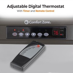 Comfort Zone 7,500 Watt, 240 Volt Industrial Ceiling Mounted Heater with Remote