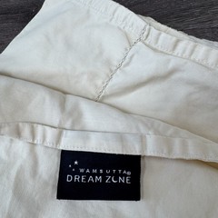 Read Description* Wamsutta Dream Zone Cream King Flat Sheet, Pima Cotton, 750tc