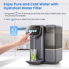 Hydrofast C100 Countertop Reverse Osmosis Water Filter System,6 Stage Filtration