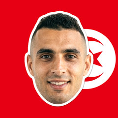 Tunisia Coast National Team Big Head Cutout – Ali Abdi, Anis Ben Slimane