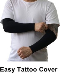2 Pairs UV Protection Cooling Arm Sleeves for Men and Women UPF 50 Sun Sleeve