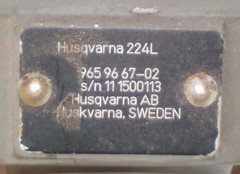 Husqvarna 4 Stroke String Trimmer 224L Throttle Handle Parts (Lot 112)