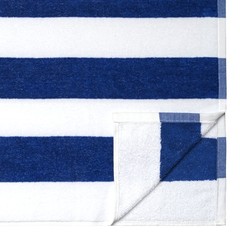 Cabana Stripe Beach Towels, 4 Pack, 58 in x 28 in, Blue