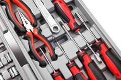 CARTMAN 205 Piece Ratchet Wrench and Socket Tool Set,1/4″ & 3/8″ & 1/2″