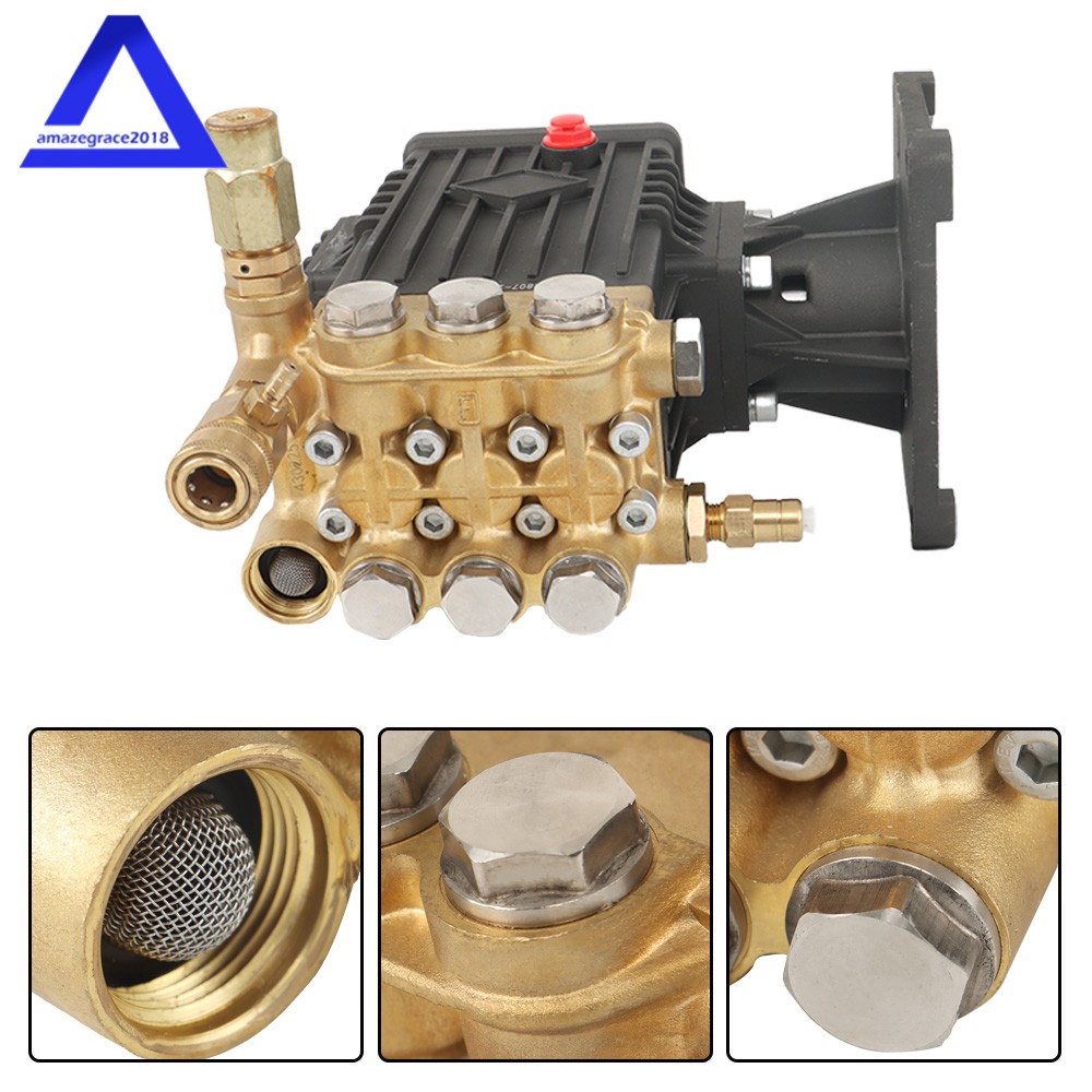 Pressure Washer Pump Power Washer Pump 4 GPM 4400 psi 1in Shaft Horizontal