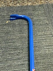 Vaughan Wrecking Bar 57336, 36-In High Carbon Steel Blue Rust Resistant Finish