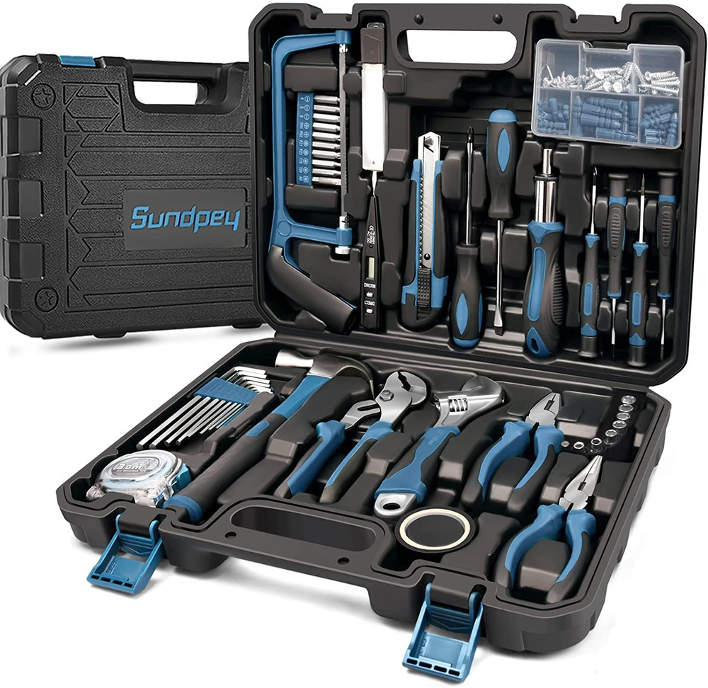 Home Tool Kit 148-Pcs – Household Basic Portable Hand Repair Tool Set with Case