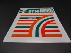 NEW 7-ELEVEN STRIPES GENUINE COLLECTIBLE STICKER DECAL 3.25″ X 2.75″ 7-11 COLORS