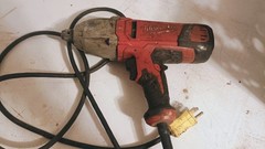 Milwaukee 9075-20 Red/Blk 3/4″ Impact Wrench Corded Socket Retention Tested READ