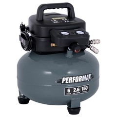 Performax 6 Gallon 150 PSI Portable Electric Pancake Air Compressor