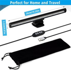 Dimmable LED Screen Bar Light USB Computer Monitor Eye-Caring Reading Desk Lamp