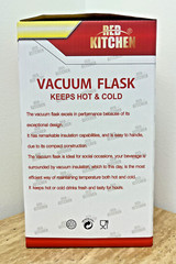 Arabic Vacuum Flask – Shai – Tea – Keeps Hot & Cold – 1 Liter – DARK RED