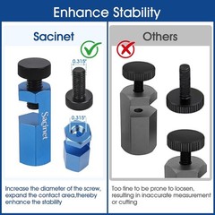 Stair Gauge Set for Speed Square Circular Saw Guide Non Slip Framing Tool Kit