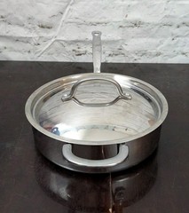 Williams Sonoma Open Kitchen 3 Qt Stainless Steel Sauté Pan w Lid 1220T