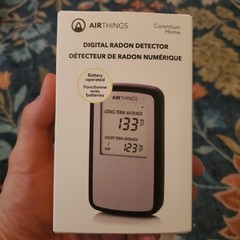 Airthings Corentium Home Digital Radon Gas Detector – NEW BQM