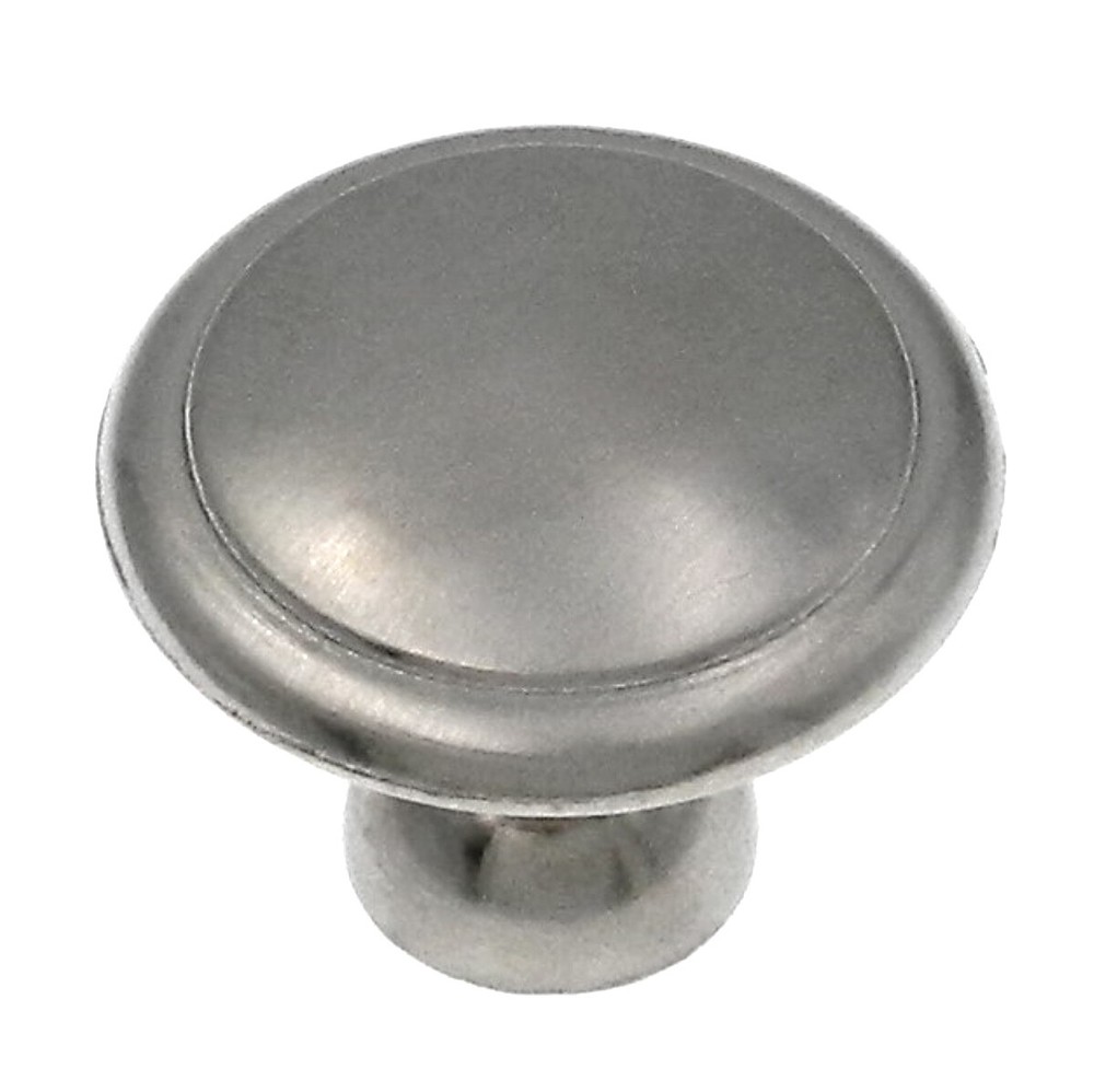 99908 Satin Nickel Silver 1 1/4″ Round Disc Cabinet Knob Pull Laurey Hardware