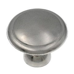 99908 Satin Nickel Silver 1 1/4″ Round Disc Cabinet Knob Pull Laurey Hardware