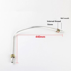 USA SELLER Silver G3/8 17.13″ Aluminum Air Compressor Exhaust Tube Replacement