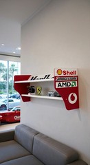 Marlboro Racing Rear Wing Shelf – Formula Style Spoiler Wall Decor