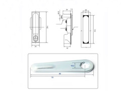 China Mini Skid Steer Hood Latch