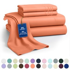 1800 Series 6 Piece Bedsheet Set Extra Soft Deep Pocket Hotel Luxury Bed Sheets