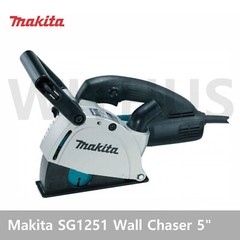 Makita SG1251 Wall Chaser 5″ 125mm 1400W 19lb 10000Rpm 5.0M Corded 220~240V