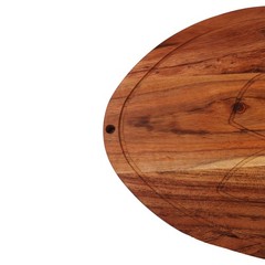 Egg Shaped Wood Serving Board 13×10.3 in Wooden Charcuterie Cheese Platter