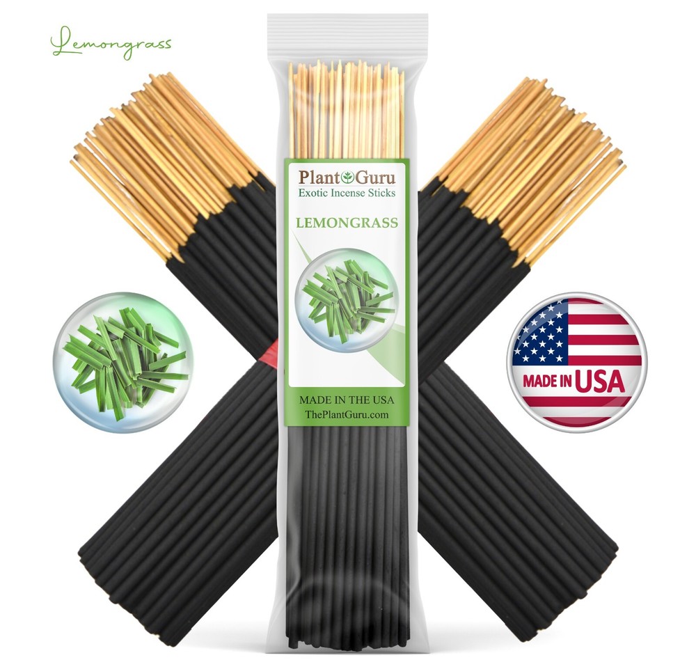 LEMONGRASS Incense Sticks 7″ Bulk Pack Wholesale Hand Dipped Lot