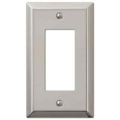 Electrical Switchplate Outlet Cover Century Brushed Nickel Single Double Triple