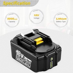 18V For Makita 5.0Ah Lithium-ion BL1850B Battery Charger BL1860B BL1830B LXT US