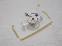 Evaporator Fan Motor Assembly WR60X10307 WR17X12635 WR60X30922 GE Refrigerator
