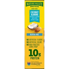 Nature Valley Protein Chewy Snack Bars, Coconut Almond, 5 5 Count (Pack of 1)