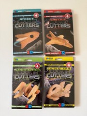 Space Cookie Cutters Suck UK Space Buggy Star Fighter Shuttle Rocket NEW