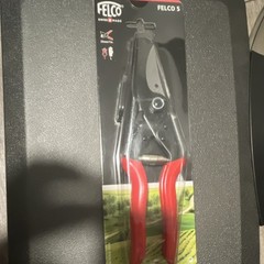 FELCO 5 Swiss Made Standard Pruning Shears 25mm Steel Blade Red/Black