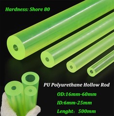 Polyurethane PU Rod Hollow Rod Elastic Rubber Tube OD16mm – 60mm ID6mm – 30mm