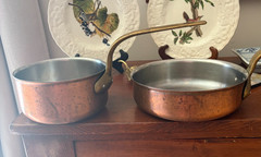 Vintage de Buyer Inocuivre 5-Piece Copper Cookware Set – Made in France