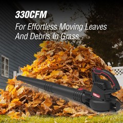Corded Electric Blower, 7-Amp, 330 CFM Blowing Force, 150 MPH Air Speed