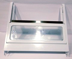 Samsung Refrigerator Split Glass Shelf Part # DA97-08463A Slide 16″ L & 13.5″ W