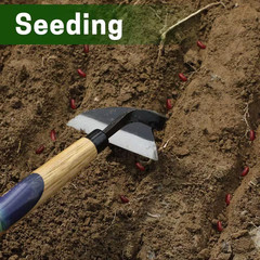 10.3 In. Weeder Hand Sickle All Steel Blade Sharp Durable Ergonomic Grip for Eff