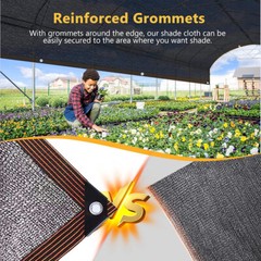 90% UV Resistant Shade Cloth Anti-Aging Sun Sunblock Plant Garden Tarp Net Mesh