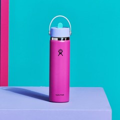 Hydro Flask 24oz Wide Mouth Flex Straw Water Bottle Holiday
