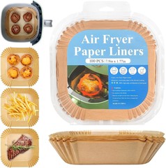 Non-Stick Air Fryer Disposable Non-stick Baking Parchment Paper Liners, 5-8 QT