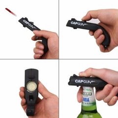 Opener Beer Cap Openers Shoots Firing Cap Gun Launcher Shooter Bottle