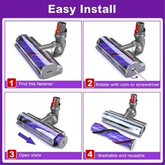 V9 V12 Vacuum Attachments Head Replacement Parts for V9 Motorbar V12 Detect