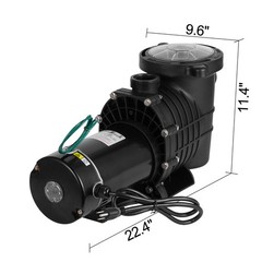 1.5HP Hayward In/Above Ground Swimming Pool Pump w/ Motor Strainer Filter Basket