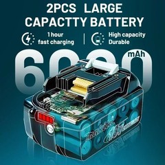 2X Makita BL1860B-2 18V LXT Lithium-Ion 6.0 Ah Battery – New – USA SHIP 2X