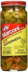 Marconi Hot Giardiniera, 16 Ounce 1 Pound (Pack of 1)