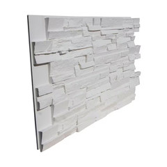 Stack Stone 48 In. X 24.25 In. Polyurethane Interlocking Siding Panel Finished i