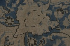 Muted Traditional Area Rug 10×13 Handmade Wool Distressed Floral for Any Room